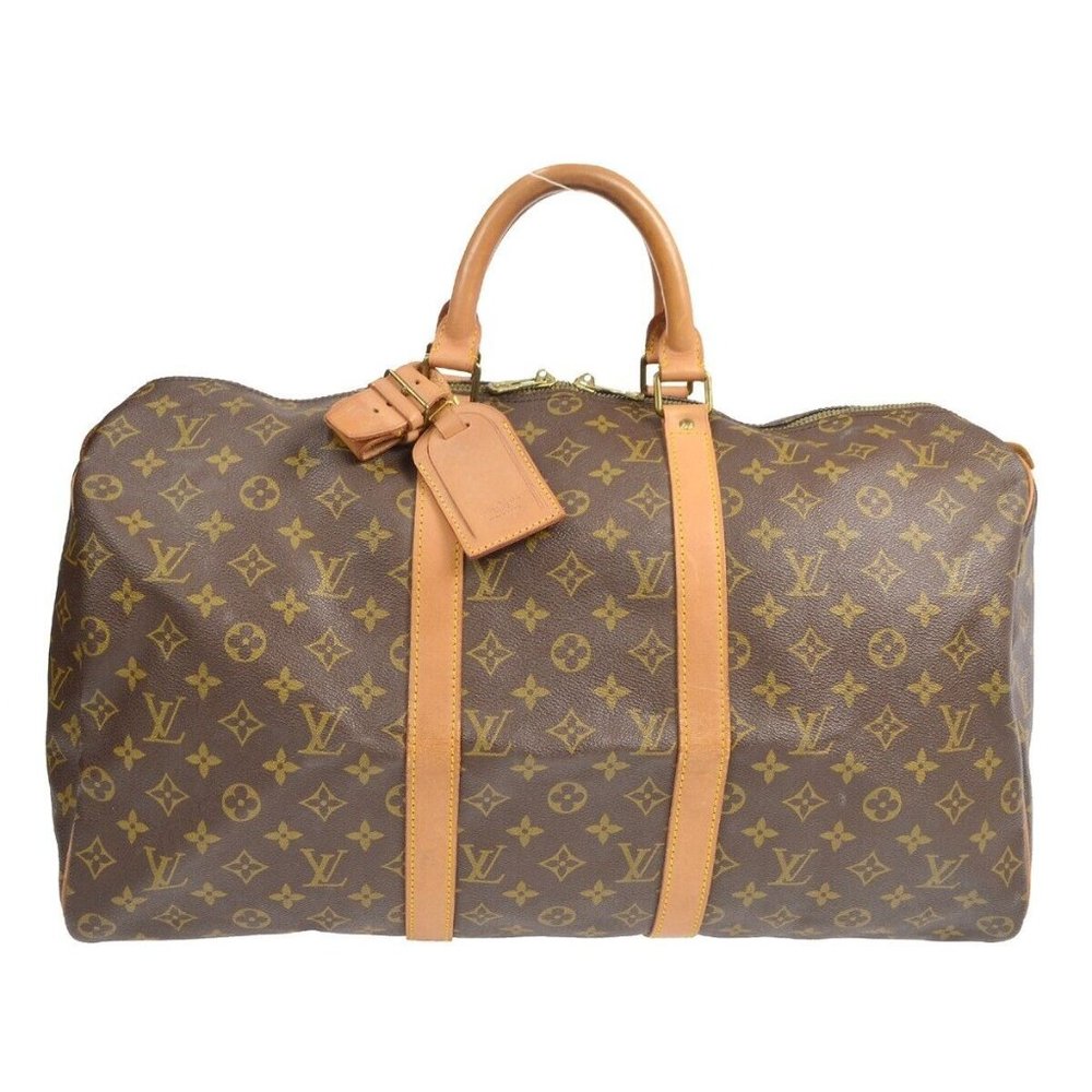 00160400# Louis Vuitton Travel Bag Keepall 50 Monogram